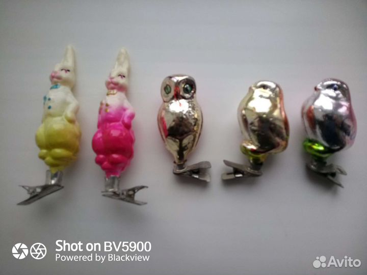 Елочные игрушки СССР