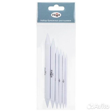 Растушевка бумажная гамма Студия, набор 6 шт., пак