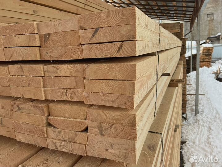 Доска обрезная 25х150х6000мм от производителя