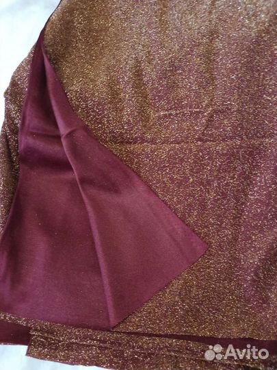 Отрез ткани трикотажный с блеском