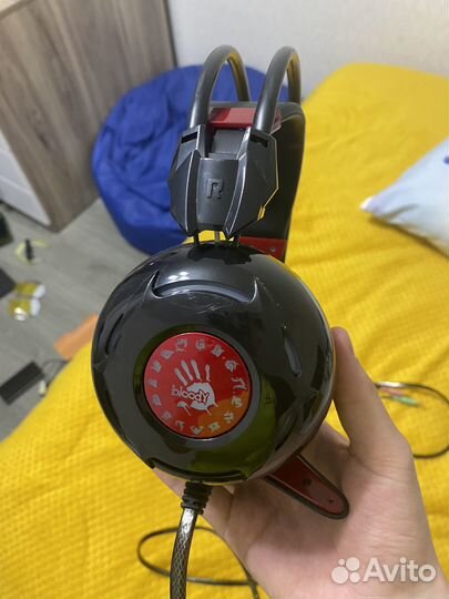 Наушники с микрофоном A4 Bloody G300