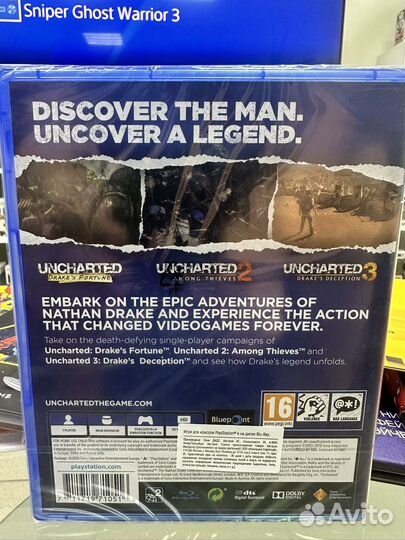 Uncharted The Nathan drake collection Диск (NEW)