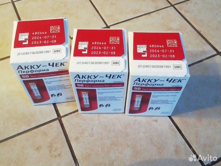 Тест полоски акку чек перформа