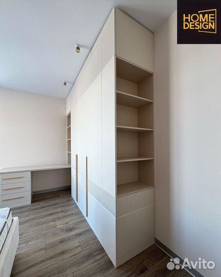 Шкаф распашной с фрезеровкой