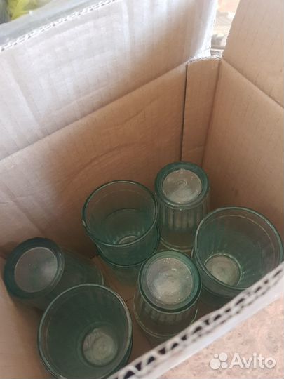 Тарелки, стаканы новые