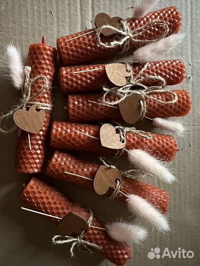 Свечи восковые ручной работы