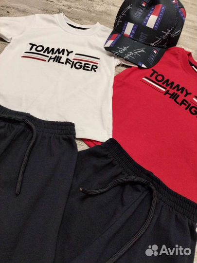 Детский летний костюм tommy Hilfiger с кепкой