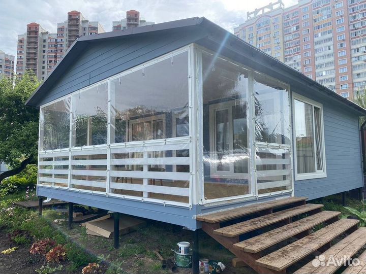 Тонированные мягкие окна