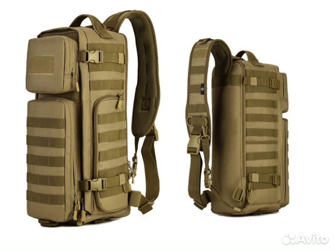 Однолямочный тактический рюкзак 20 л. Арт.0010