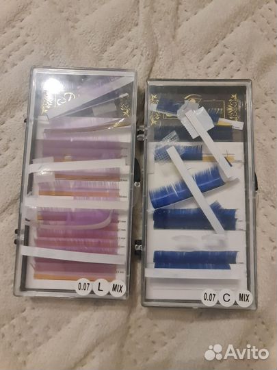 Цветные ресницы для наращивания