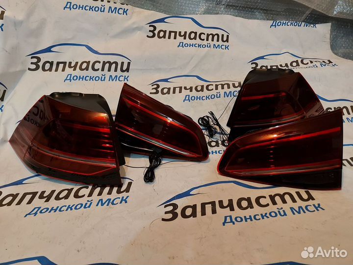 Комплект фонарей volkswagen golf 7 в стиле реста
