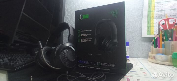 Наушники razer kraken x lite