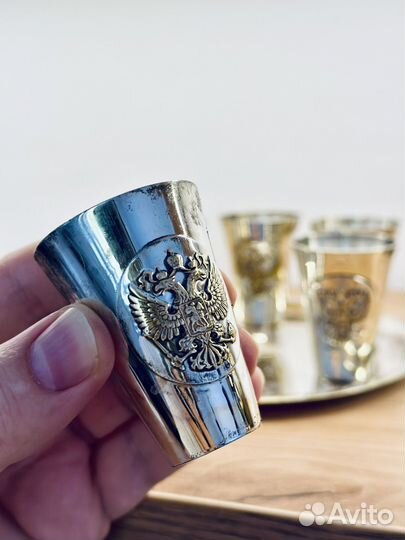 Набор серебряных рюмок