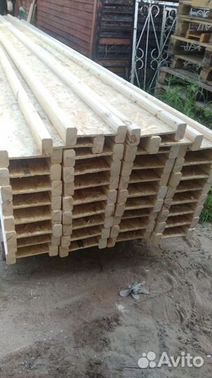 Двутавровые деревянные балки