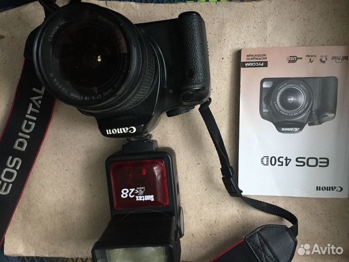 Фотокамера Canon 490+вспышка