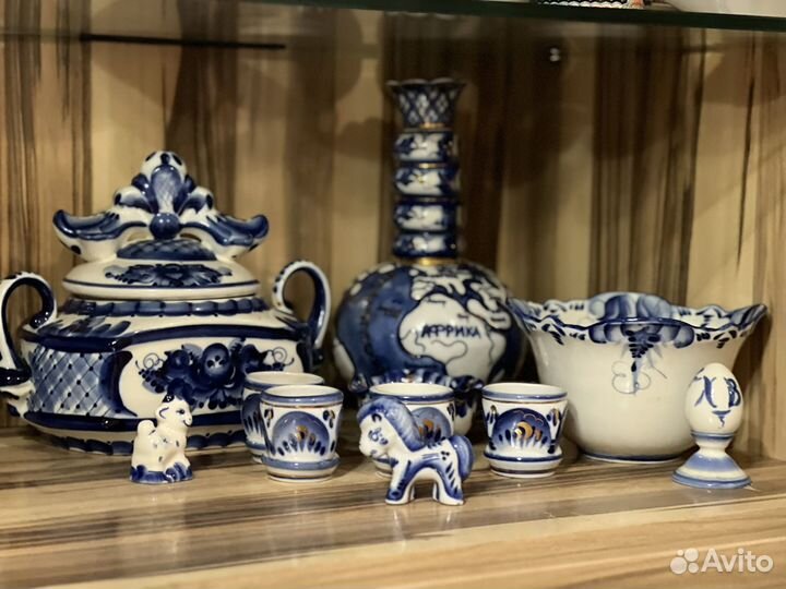 Посуда гжель