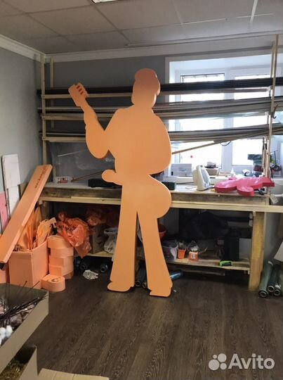 Фигуры обьемные. Слова большие для выставки