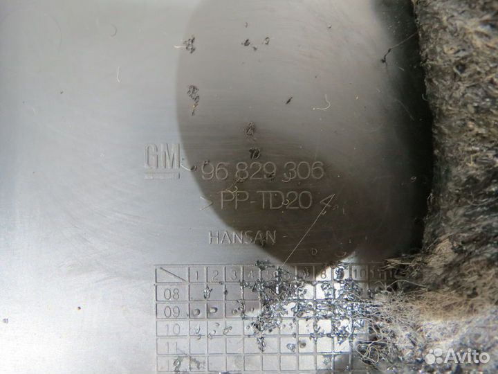 Накладка торпедо Chevrolet Cruze