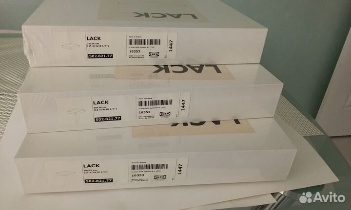 Полка IKEA lack белая