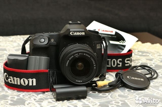 Canon 50D+(18-55mm) +Сумка+8гб+З/у+Доп/Аккум.+USB+