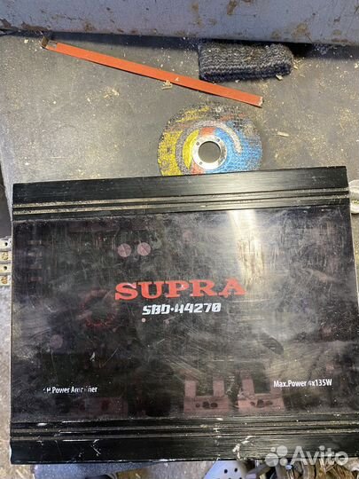 Сабвуфер и усилитель