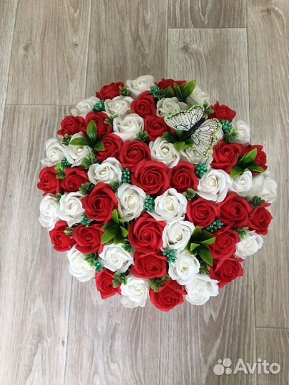 Букет 55 мыльных роз