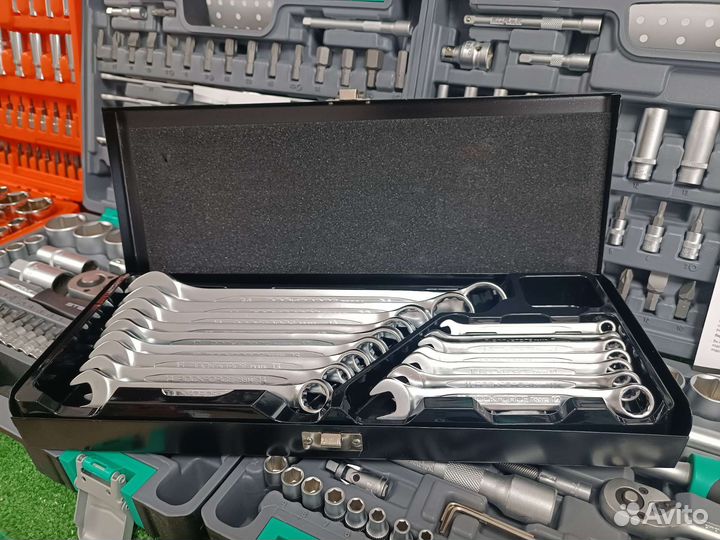 Набор ключей гаечных комбинированных RockForce