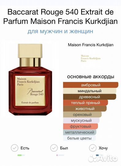 Baccarat Rouge 540 Maison 40 мл Духи/Парфюм/Тестер