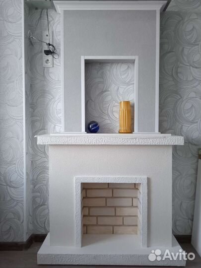 Декоративный камин из гипсокартона