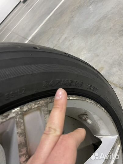 S222 R19 разноширокие Диски Резина