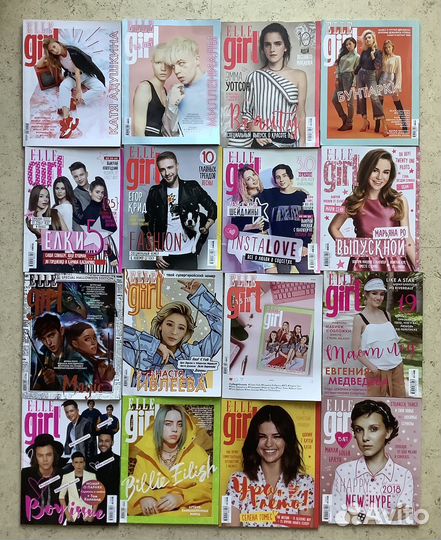 Журналы Elle girl и другие