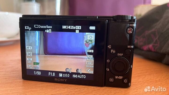 Компактный фотоаппарат sony rx100m4