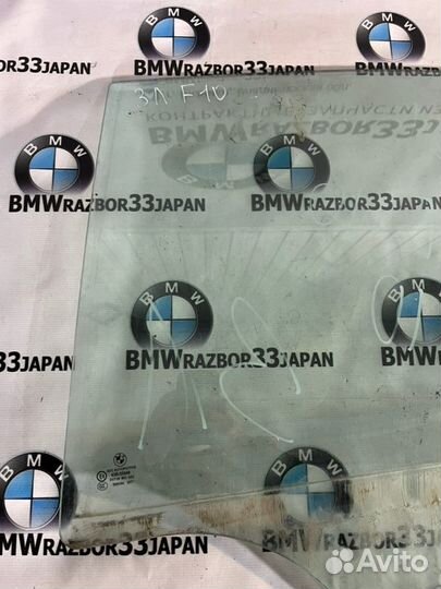 Стекло боковое заднее левое Bmw F10 седан N52B25