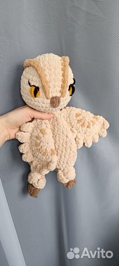 Плюшевые вязаные игрушки ручной работы