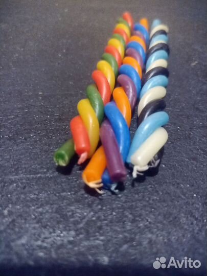 Свечи Восковые цветные