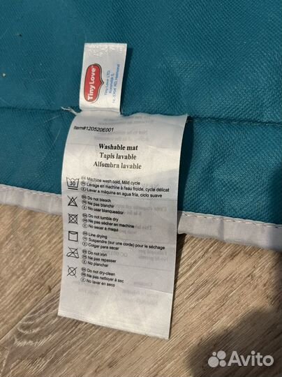 Детский коврик для ползания мягкий