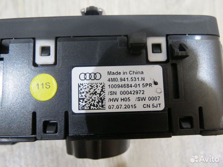 Переключатель света Audi Q7 4M