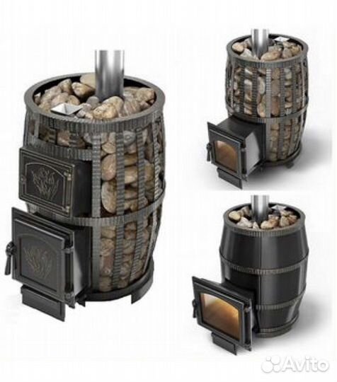 Печи для бани Везувий Легенда Русский пар ковка