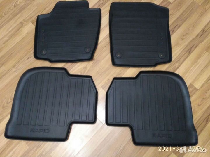 Коврики шкода рапид оригинал салона