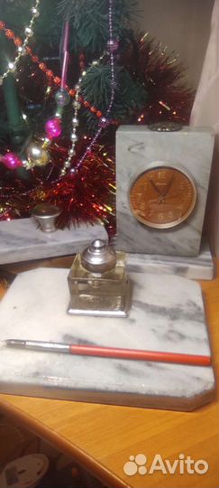 Письменный набор СССР мрамор