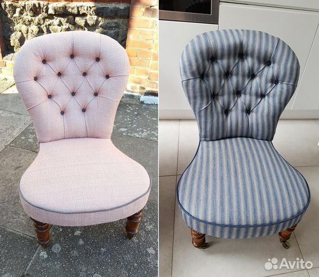 Перетяжка обивка стульев, ремонт