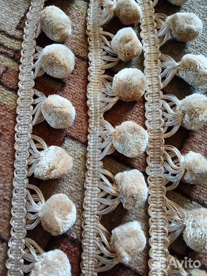 Декоративная тесьма 3м,80см.Шир.5см