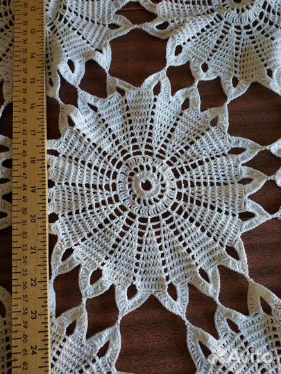 Салфетки кружевные вязаные крючком
