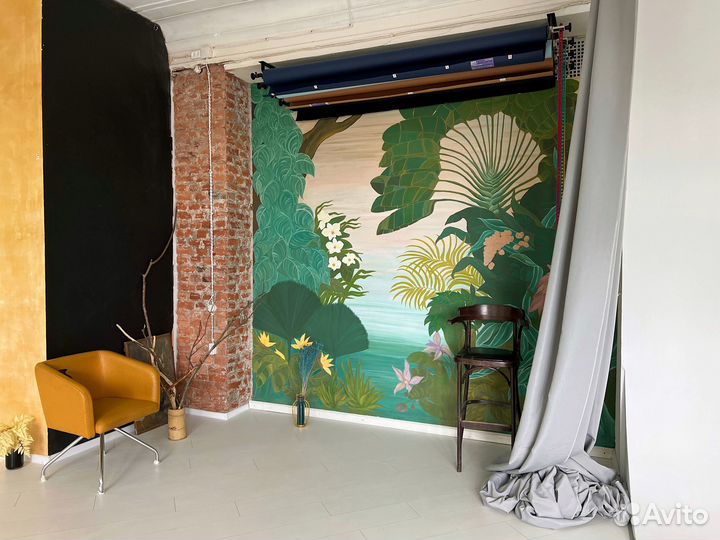 Аренда фотостудии с циклорамой и оранжереей