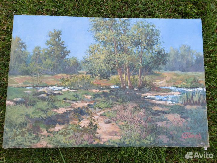 Картина маслом на холсте пейзаж