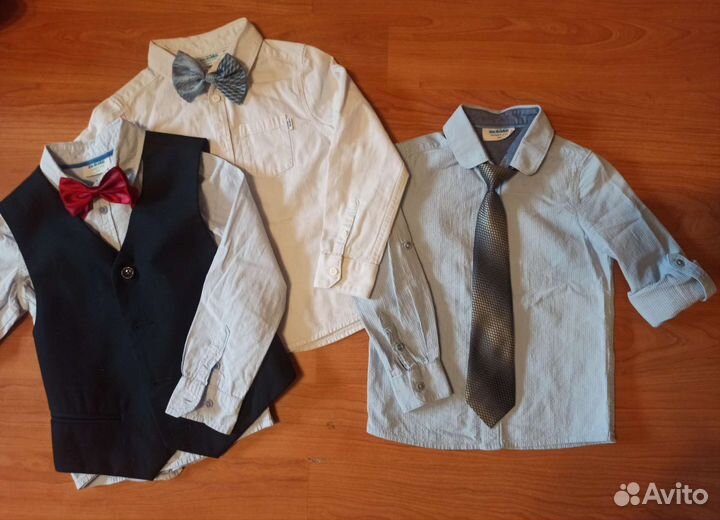 Рубашки для первоклассника 110-116