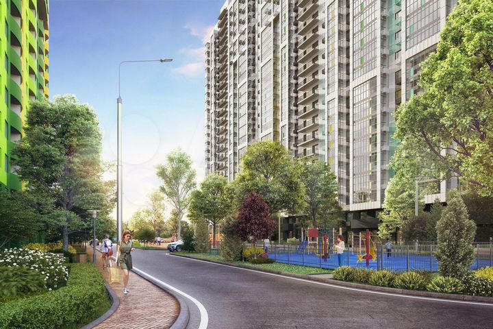 3-к. квартира, 95,4 м², 3/24 эт.