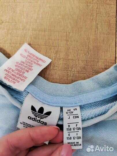Джемпер adidas детский рост 158