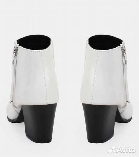 Остроконечные ботильоны С массивным каблуком И мол
