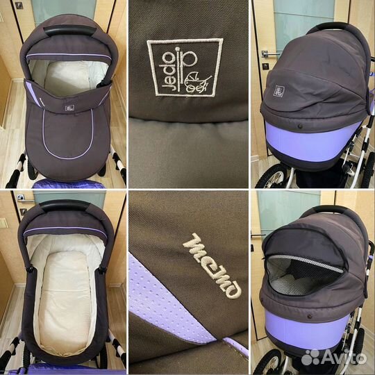 Детская коляска Jedo Memo Bartatina Alu Plus 2 в 1